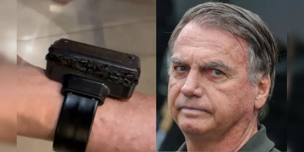 Ex-presidente Jair Bolsonaro (PL) afirmou ter usado um ferro de solda para queimar a tornozeleira eletrônica que utilizava