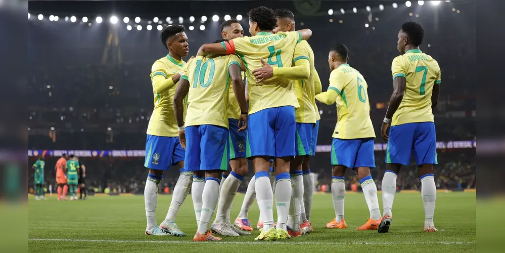 Estêvão e Casemiro marcaram os gols do Brasil na primeira vitória da história sobre os senegaleses