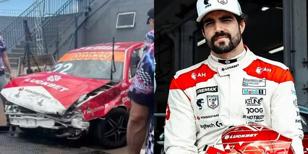Caio Castro estava treinando para prova de automibilismo