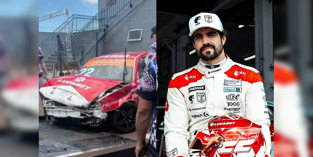 Caio Castro estava treinando para prova de automibilismo