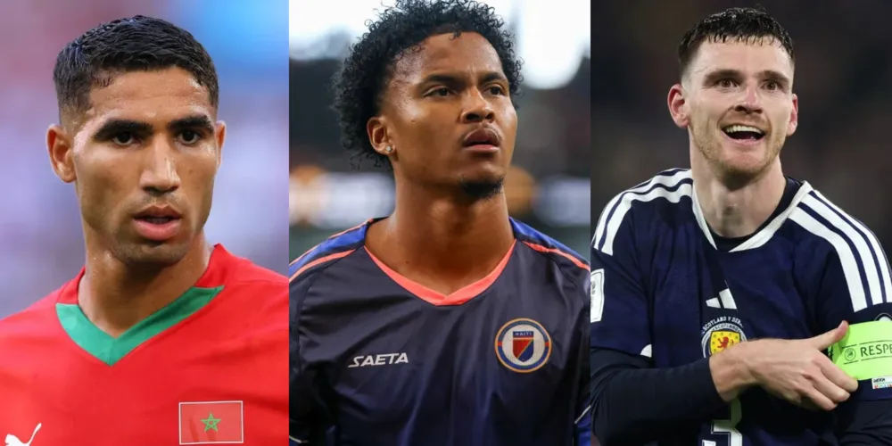 Achraf Hakimi, Ruben Providence e Andrew Robertson