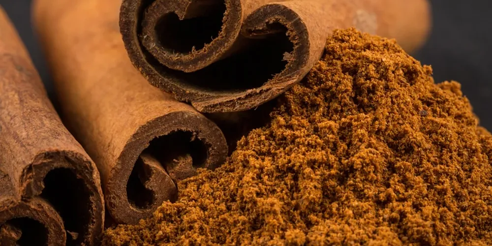 Canela em pó