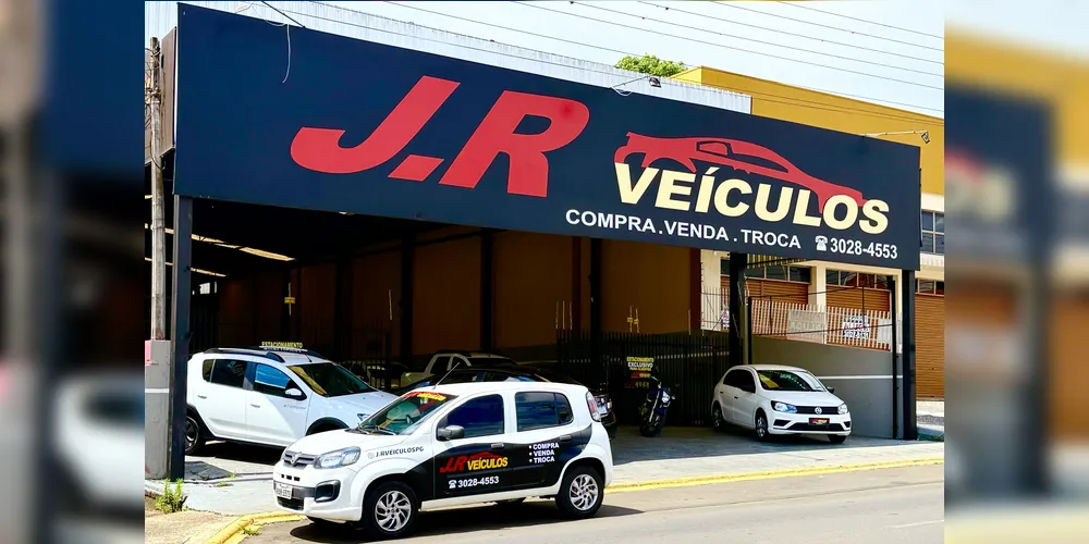J.R Veículos está localzada na Avenida General Carlos Cavalcanti, 2650 – Uvaranas, Ponta Grossa