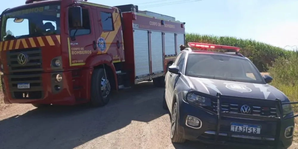 Equipes da Guarda Municipal e do Corpo de Bombeiros foram acionadas