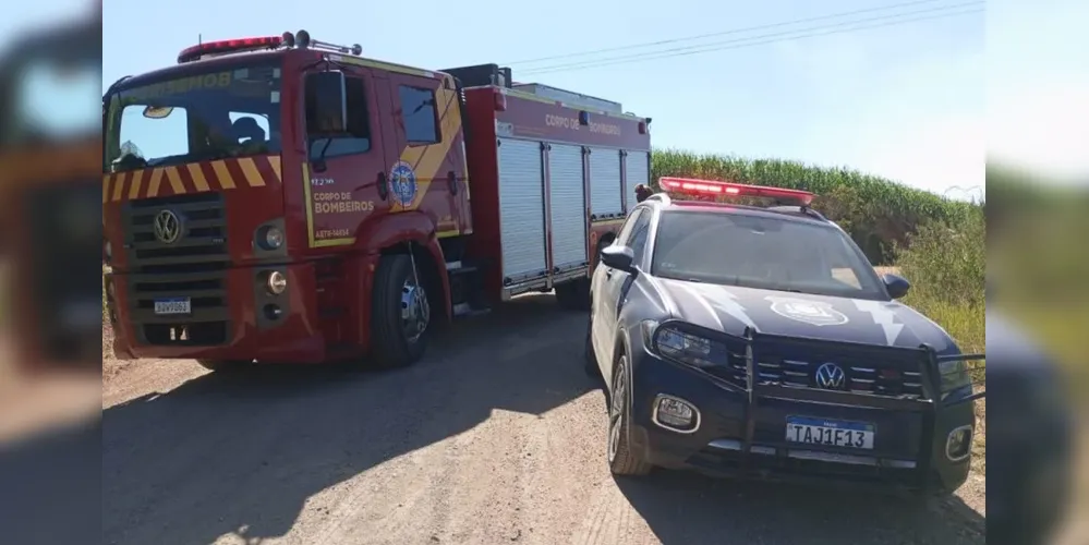 Equipes da Guarda Municipal e do Corpo de Bombeiros foram acionadas