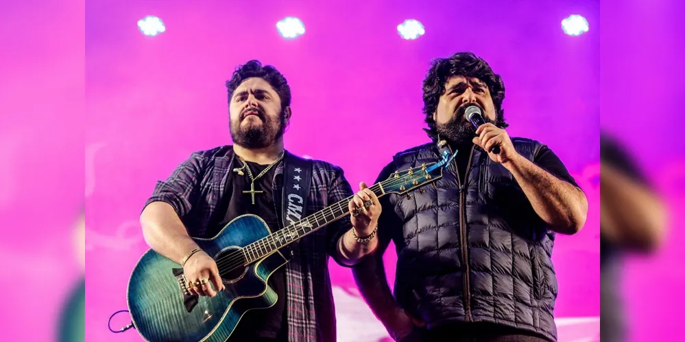 A dupla César Menotti & Fabiano apresenta no Expo Ortigueira 2025 no dia 13 de dezembro