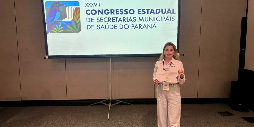 Projeto foi apresentado no XXXVII Congresso Estadual de Secretárias Municipais de Saúde