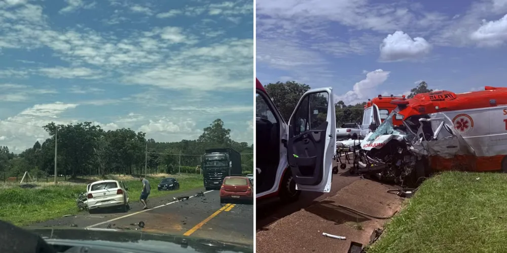 Colisão entre os veículos resultou em três óbitos