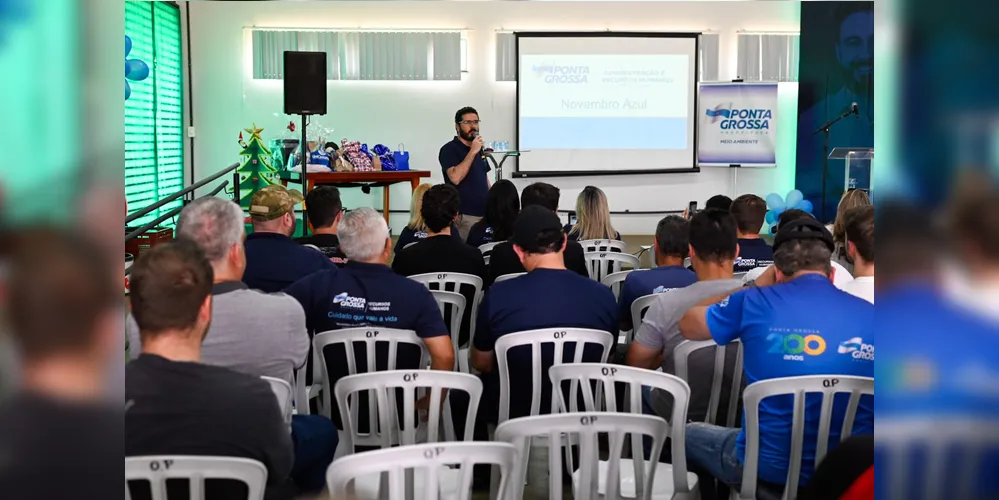 Entre os palestrantes estiveram o médico do trabalho Dr. Pedro Vitor de Castro, que abordou prevenção e cuidados clínicos