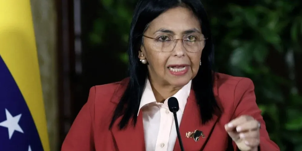 A vice-presidente da Venezuela, Delcy Rodríguez