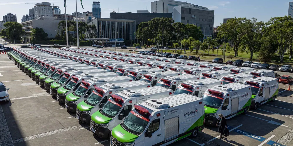 Governo do Estado entregou 150 ambulâncias nesta quarta-feira (03)