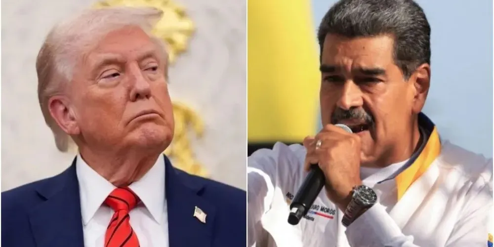 Donald Trump e Nicolás Maduro