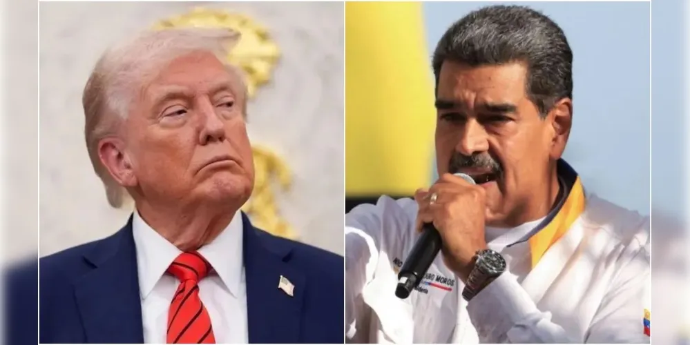 Donald Trump e Nicolás Maduro