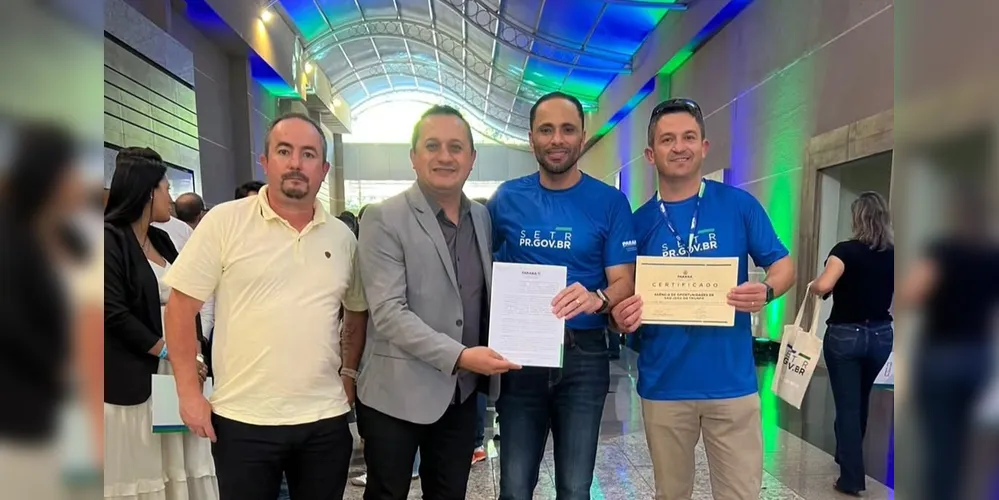 Cassiano de Lara Budnheski, Mario Cezar, Do Carmo e Israel Antônio Gonçalves estiveram reunidos