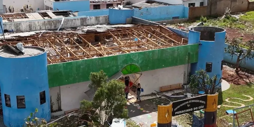 Tornado atingiu Rio Bonito do Iguaçu há uma semana