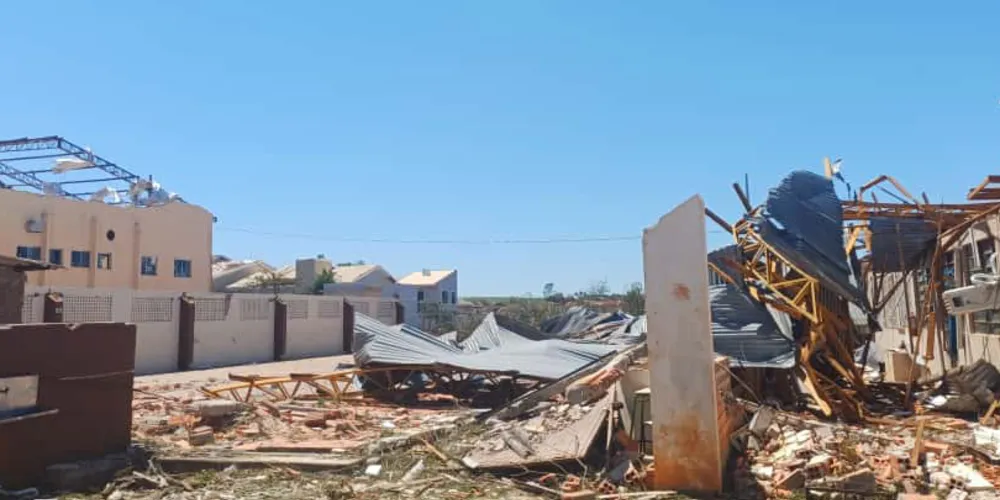 Governo libera recursos para acelerar reconstrução de escolas afetadas pelo tornado