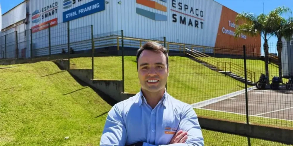 Fernando Scheffer, fundador da Espaço Smart: maior ecossistema de steel frame da América Latina