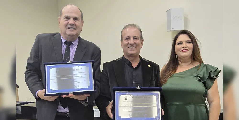 A honraria foi entregue durante sessão solene da Câmara de Vereadores nessa quarta-feira (05).
