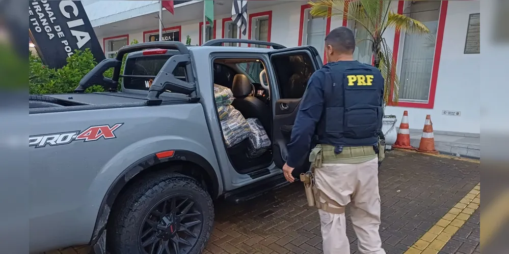 A abordagem foi realizada após a divisa dos estados, já em São Paulo