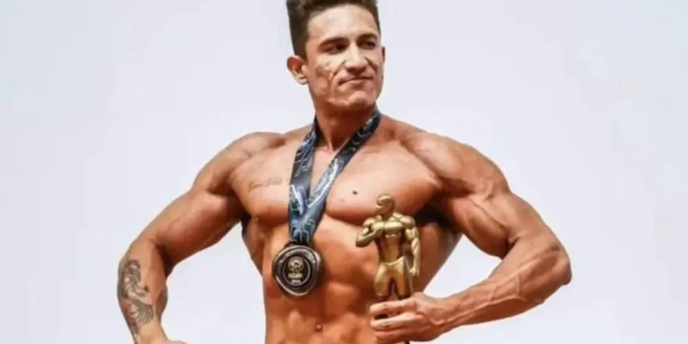 Ex-campeão de fisiculturismo Kevin Notário Nunes de Oliveira, de 28 anos