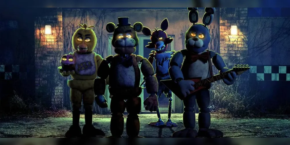 Freddy, Bonnie, Chica e Foxy, a banda animatrônica macabra de 'Five Nights At Freddy's 2'
