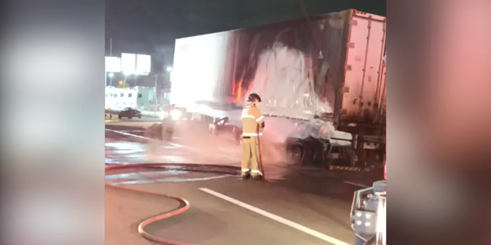 Ninguém ficou ferido durante o incêndio