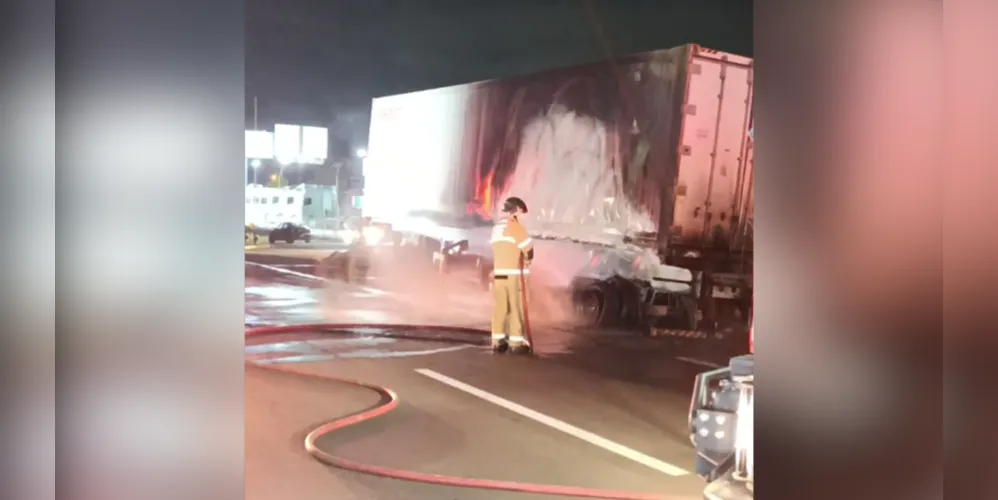 Ninguém ficou ferido durante o incêndio