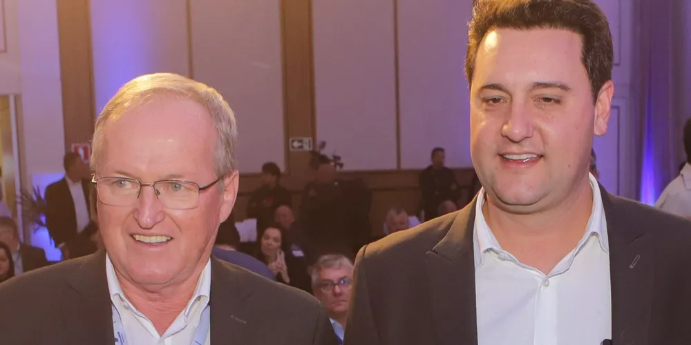 José Roberto Ricken e Carlos Massa Ratinho Junior