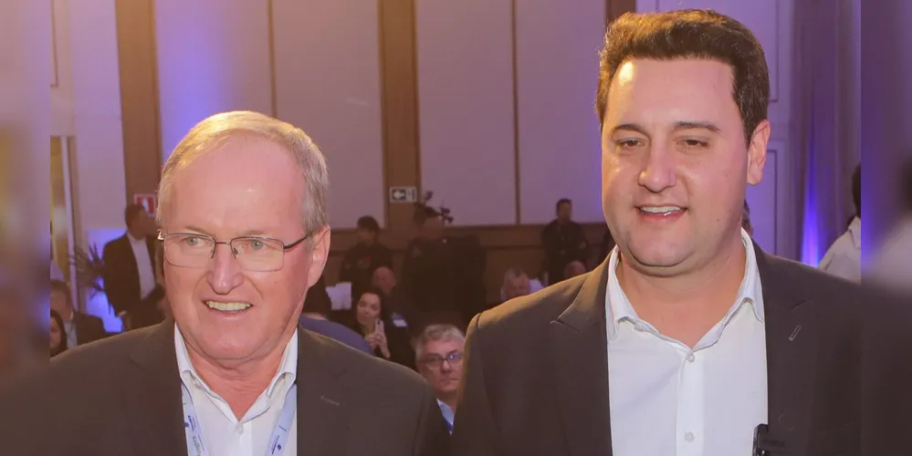 José Roberto Ricken e Carlos Massa Ratinho Junior