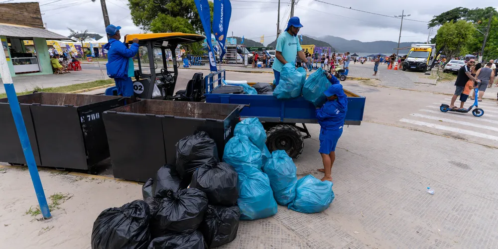 Com o início da programação de grandes shows em Matinhos e Pontal do Paraná, a Sanepar vai reforçar os serviços de limpeza