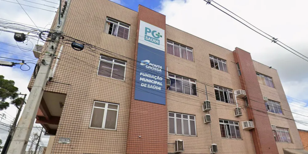 A atual sede da Fundação Municipal de Saúde de Ponta Grossa