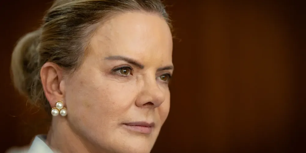 A ministra das Relações Institucionais, Gleisi Hoffmann (PT)