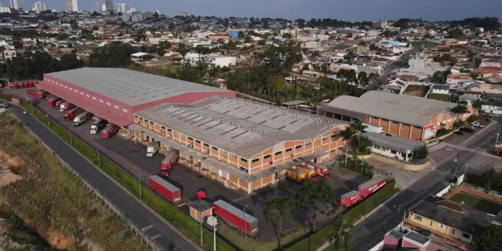 O Centro de Distribuição do Grupo MM no bairro Ronda, em Ponta Grossa