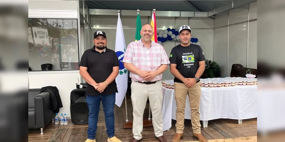 Igor Pontarolo, Artagão Junior e Marcelo Leite estiveram reunidos