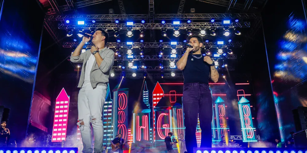 Hugo e Guilherme fizeram parte da programação da 34ª Münchenfest