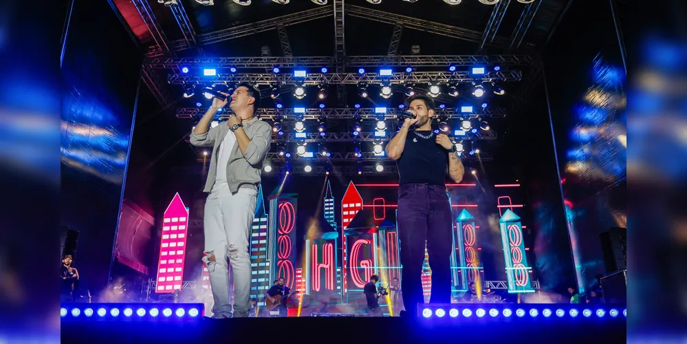 Hugo e Guilherme fizeram parte da programação da 34ª Münchenfest