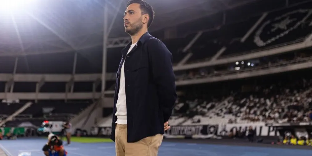 Davide Ancelotti durante Botafogo x Palmeiras pelo Brasileirão