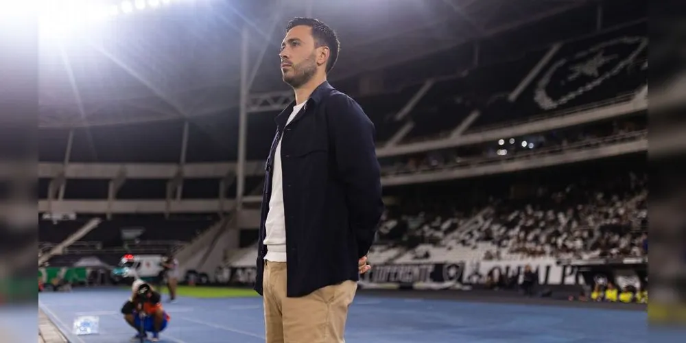 Davide Ancelotti durante Botafogo x Palmeiras pelo Brasileirão