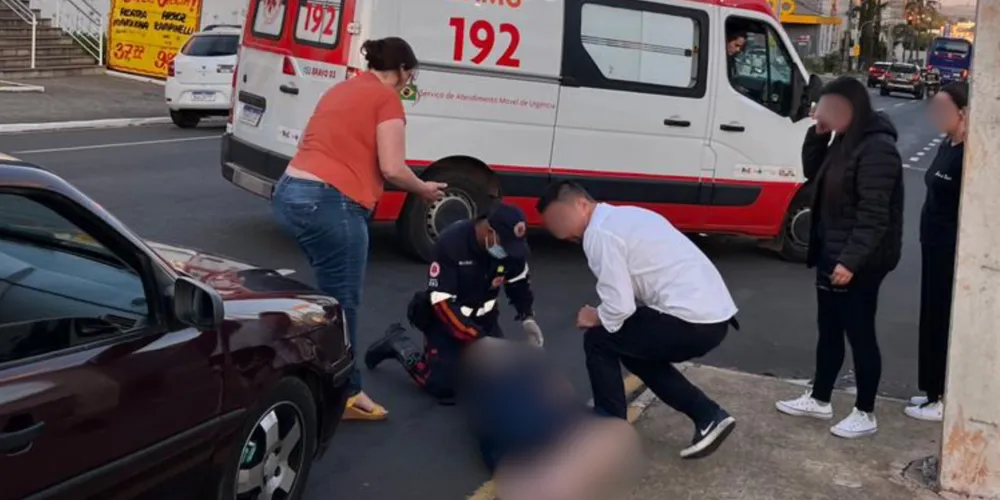 A vítima sofreu ferimentos moderados