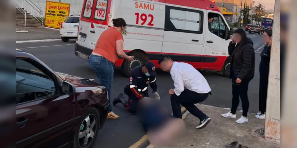 A vítima sofreu ferimentos moderados