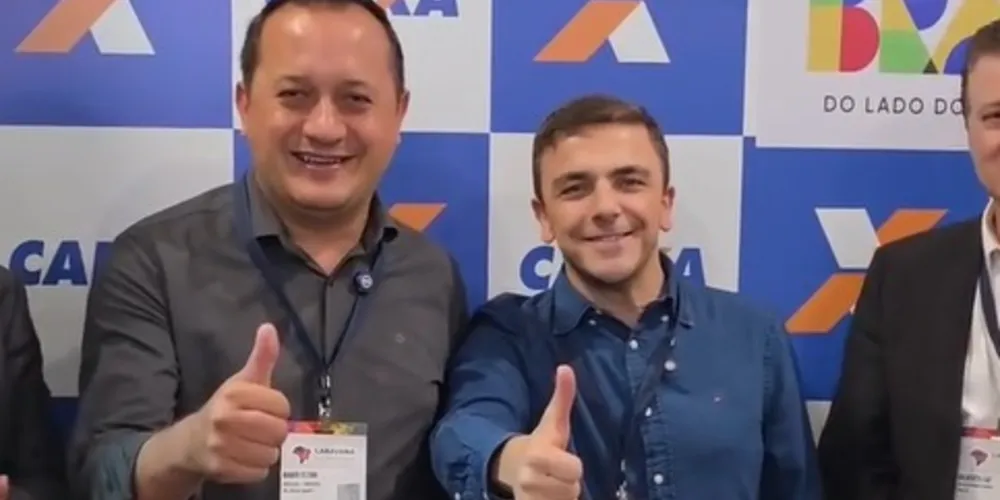 Mario Cezar e Aliel Machado estiveram reunidos em Foz do Iguaçu