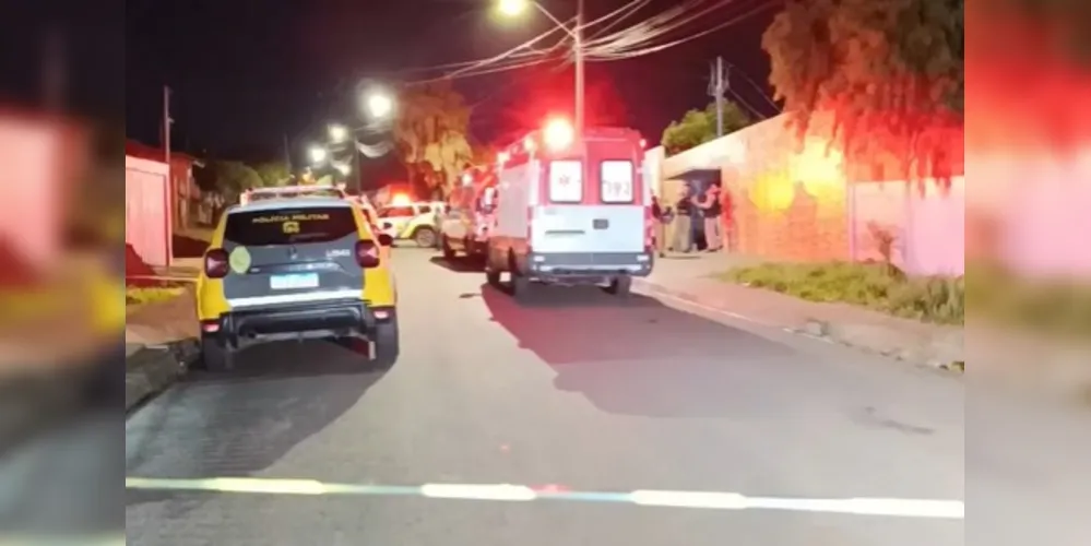 Equipes da PM e do Samu prestaram atendimentos no local