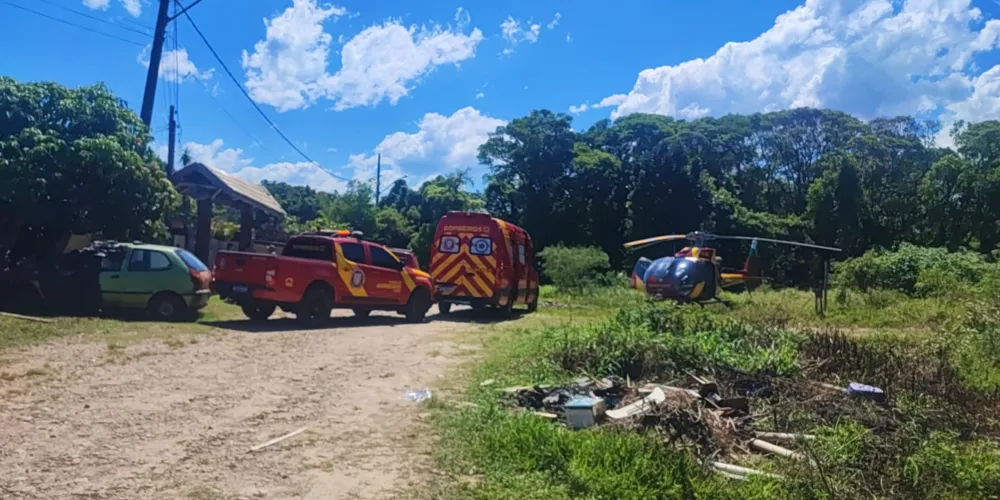 Menina de 3 anos foi socorrida na tarde deste sábado (3)