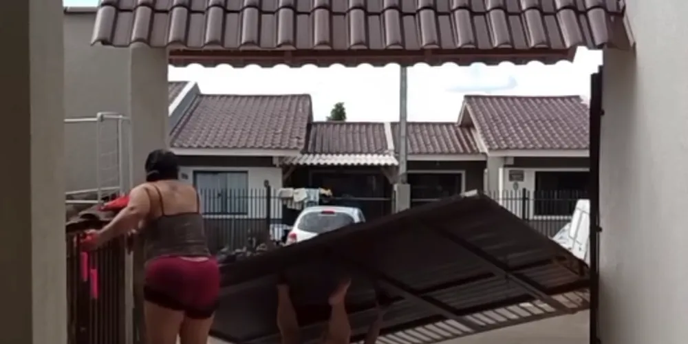 Brincadeira para aliviar o calor terminou em risadas e repercussão nas redes sociais