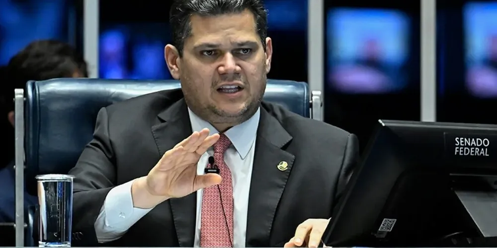 Presidente do Senado, Davi Alcolumbre (União Brasil-AP)