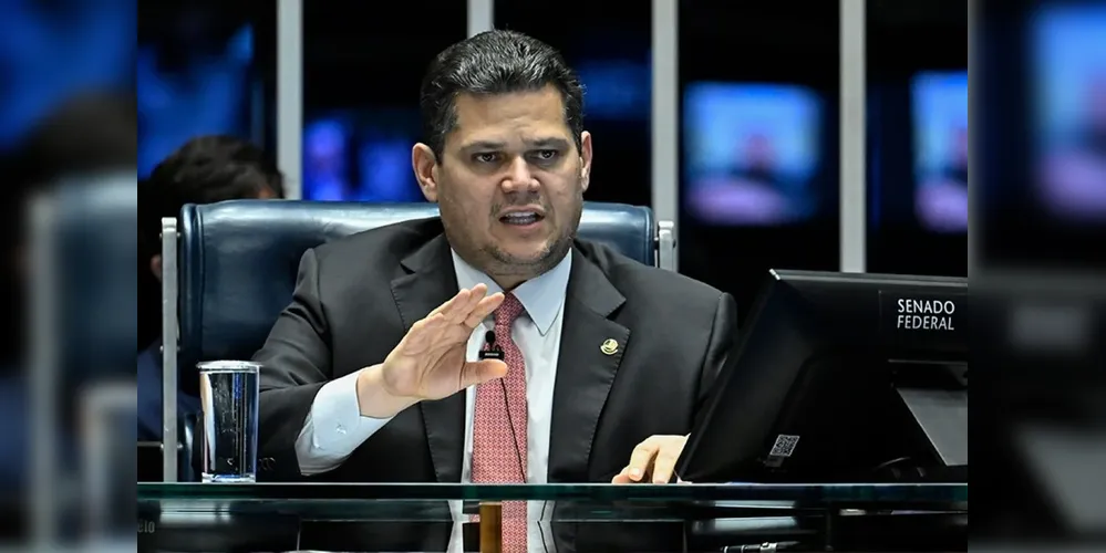 Presidente do Senado, Davi Alcolumbre (União Brasil-AP)
