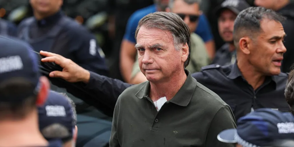 O ex-presidente Jair Bolsonaro