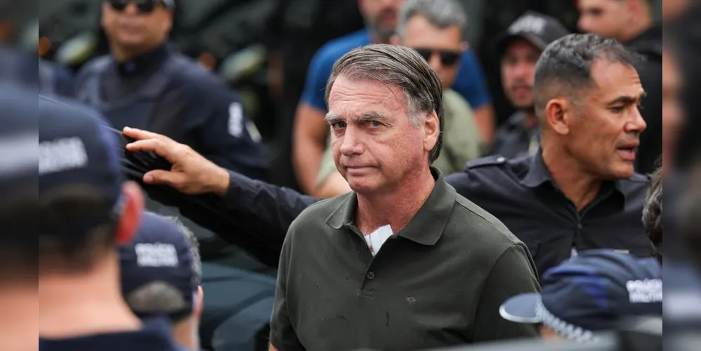 O ex-presidente Jair Bolsonaro