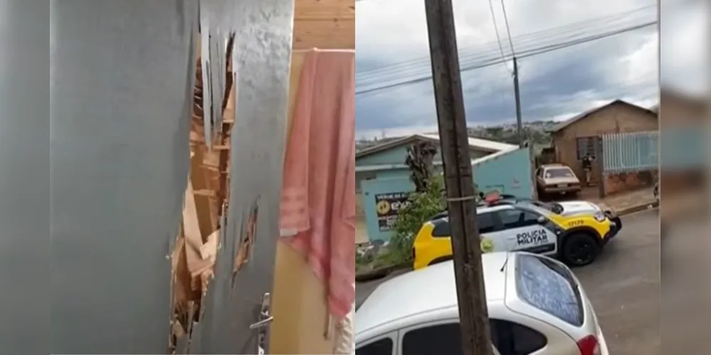 Jovem, que também teve um traumatismo craniano, foi socorrida em estado grave ao hospital