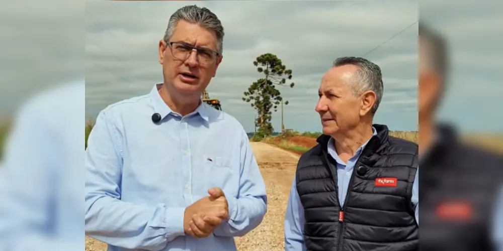 O trabalho foi acompanhado pelo presidente da Câmara dos Vereadores, Julio Küller, ao lado do secretário municipal de Agricultura, Izaltino Cordeiro
